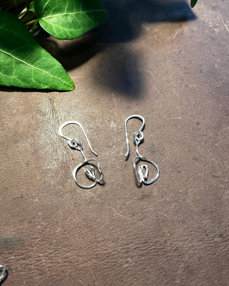 The Monthly Flowers Earrings Silver