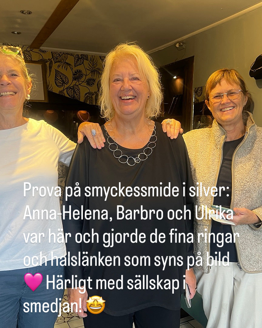 Forge your own jewelry in Ädelsmedjan