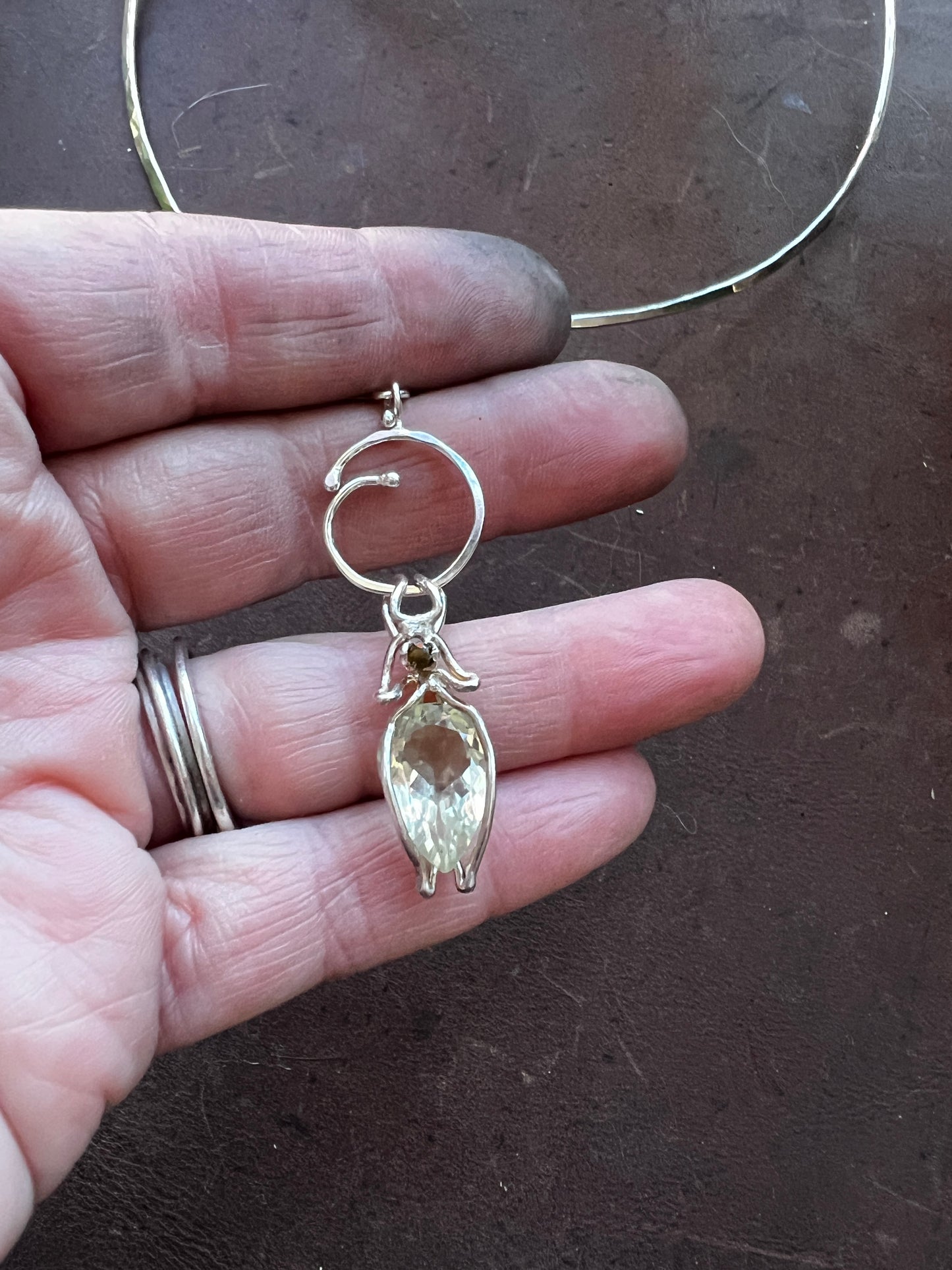 Jewel Beetle no. 4 Collié with Citrine