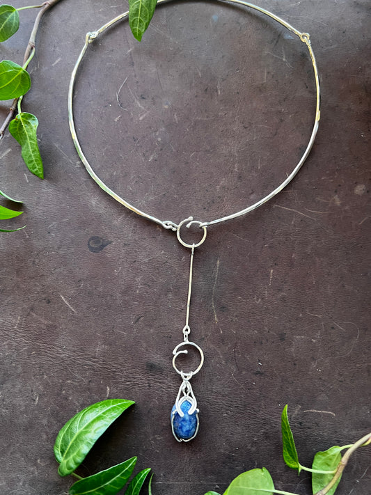 Jewel Beetle No. 9 Collié with Sodalite